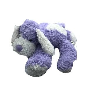 Toys R us Stuffed Plush Purple Lavender Cream White Puppy Dog 2012 Big 21" 17"